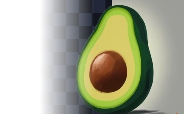 Background removed illustration